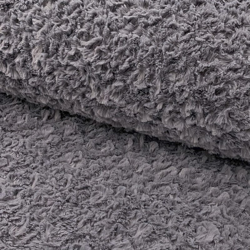 Umelá kožušina Curly grey