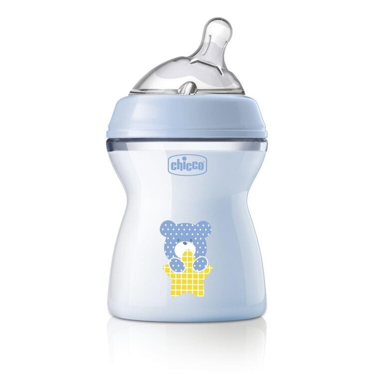 Chicco Natural Feeling modrá 250ml