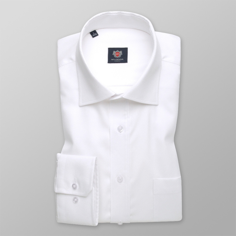 Elegantné pánska biela košeľa klasická 12953