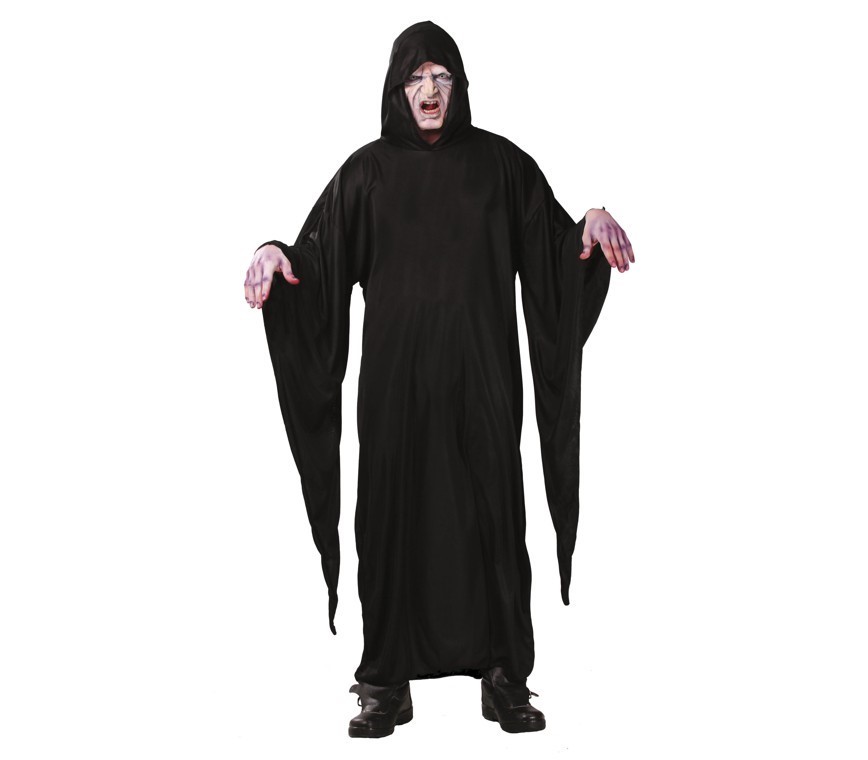 Guirca Čierny plášť s kapucňou