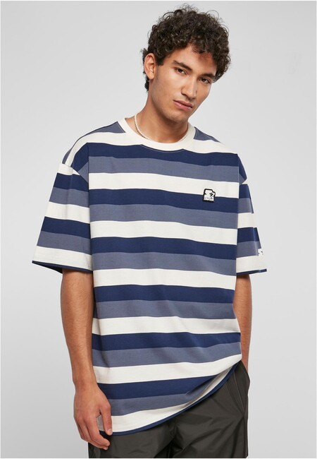 Starter Sun Stripes Oversize Tee darkblue/vintageblue/palewhite - S