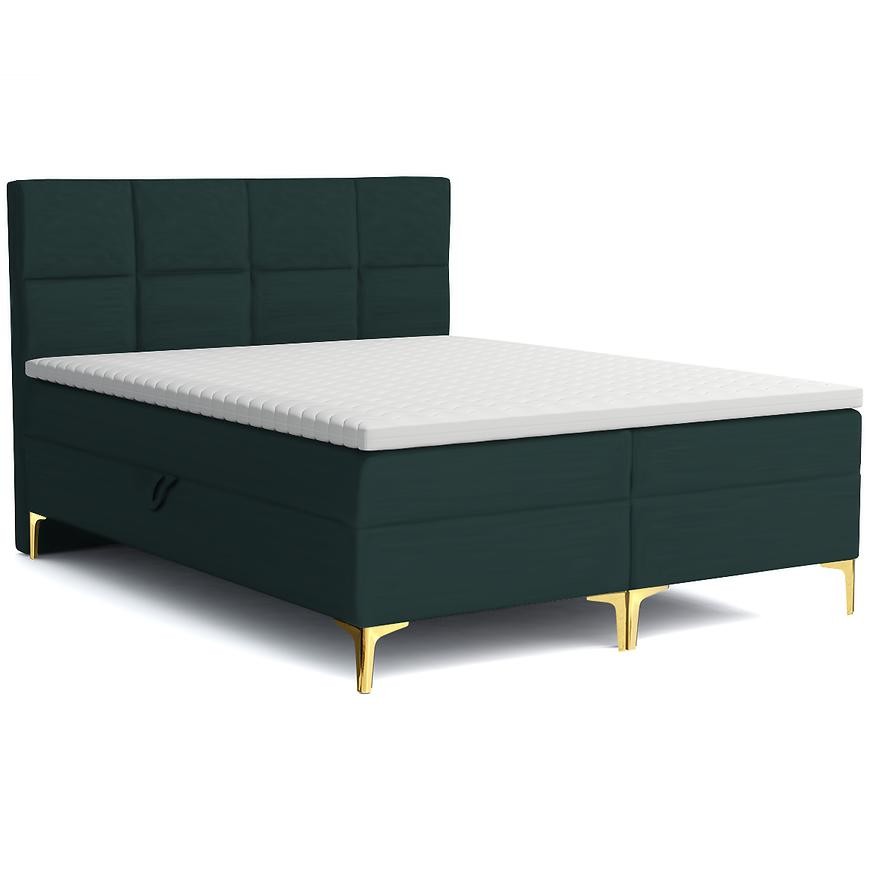 36CL+ŁÓŻKO JUPITER BOX SPRING 180X200 MIL 12462/ZŁOTE ZI