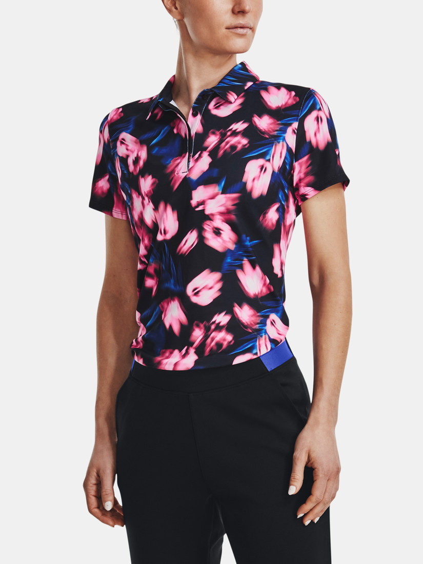 Under Armour T-Shirt UA Zinger Blur Polo-BLK - Women