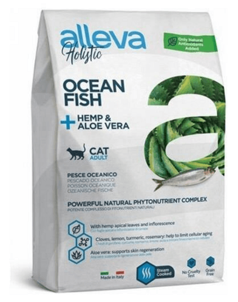 Alleva HOLISTIC cat adult ocean fish & hemp & aloe vera 10 kg