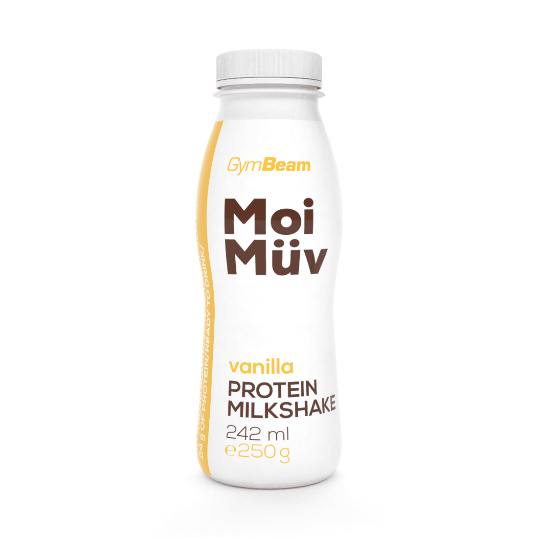 MoiMüv Protein Milkshake - GymBeam, čokoláda, 242g