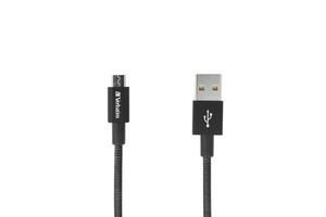 VERBATIM kábel Mirco B USB Cable Sync & Charge 100cm Black 48863 O2 polep