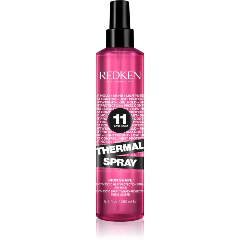 Redken Iron Shape 11 low hold stylingový ochranný sprej na fúzy pre tepelnú úpravu vlasov