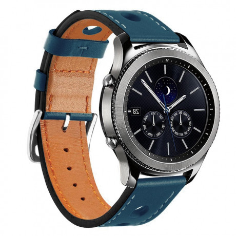 Garmin Vivoactive 4 Leather Italy remienok, Blue