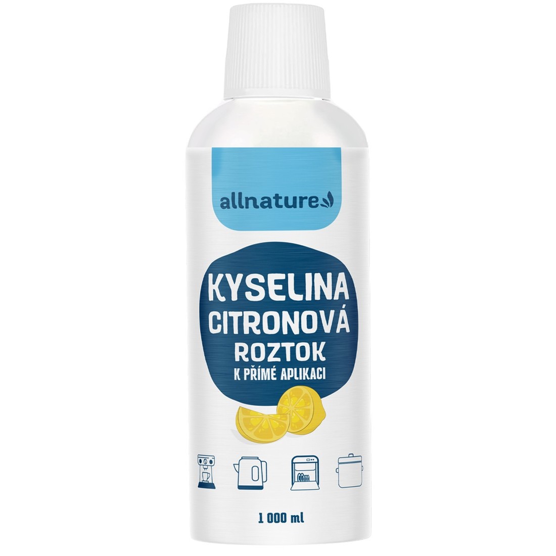 Allnature Kyselina citrónová roztok 1 000 ml