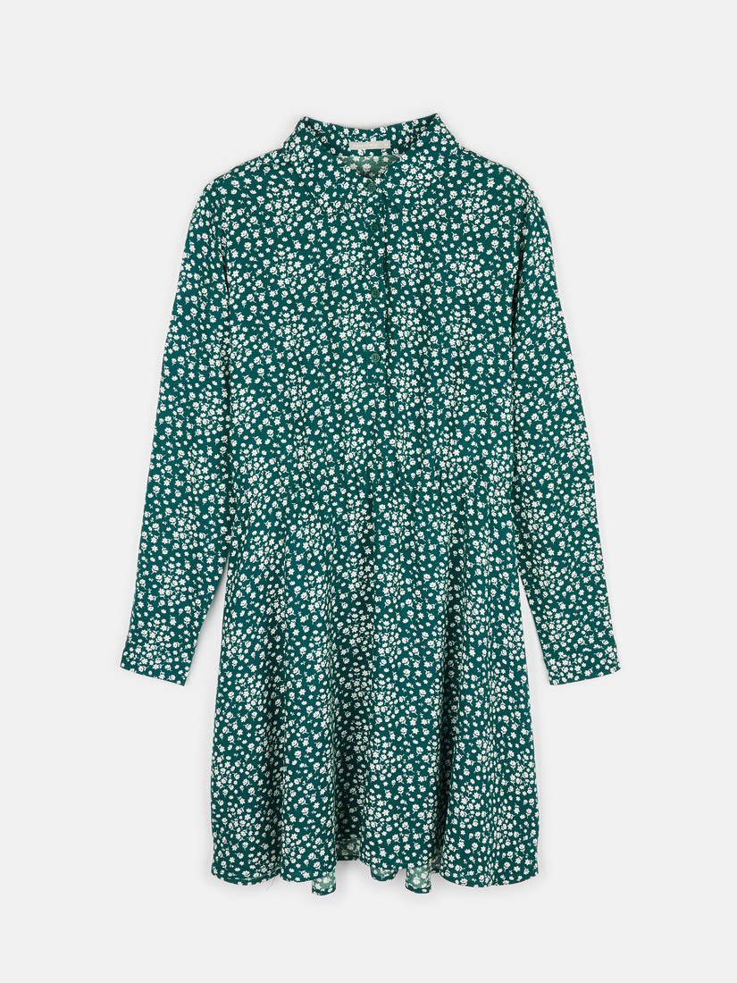 GATE Košeľové viskózové šaty dámske