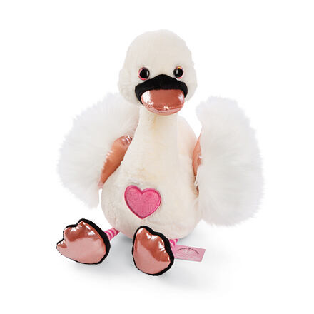 NICI plyš Love Biela labuť 25cm