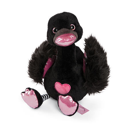 NICI plyš Love Čierna labuť 25cm