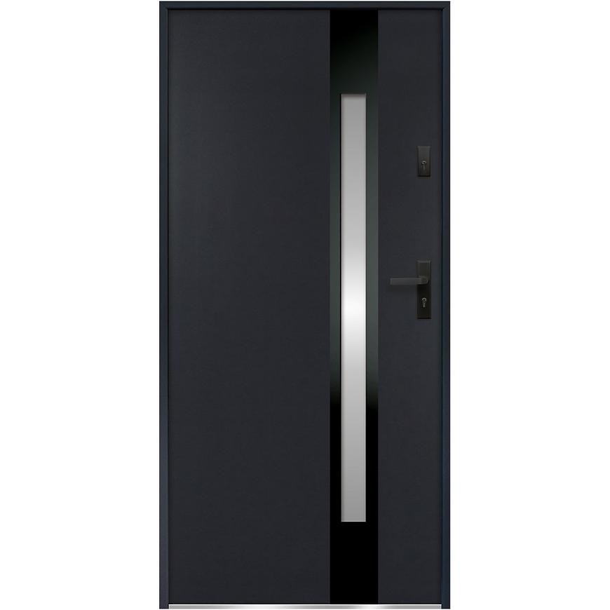 Dvere vchodové Temida S68 90L Antracit