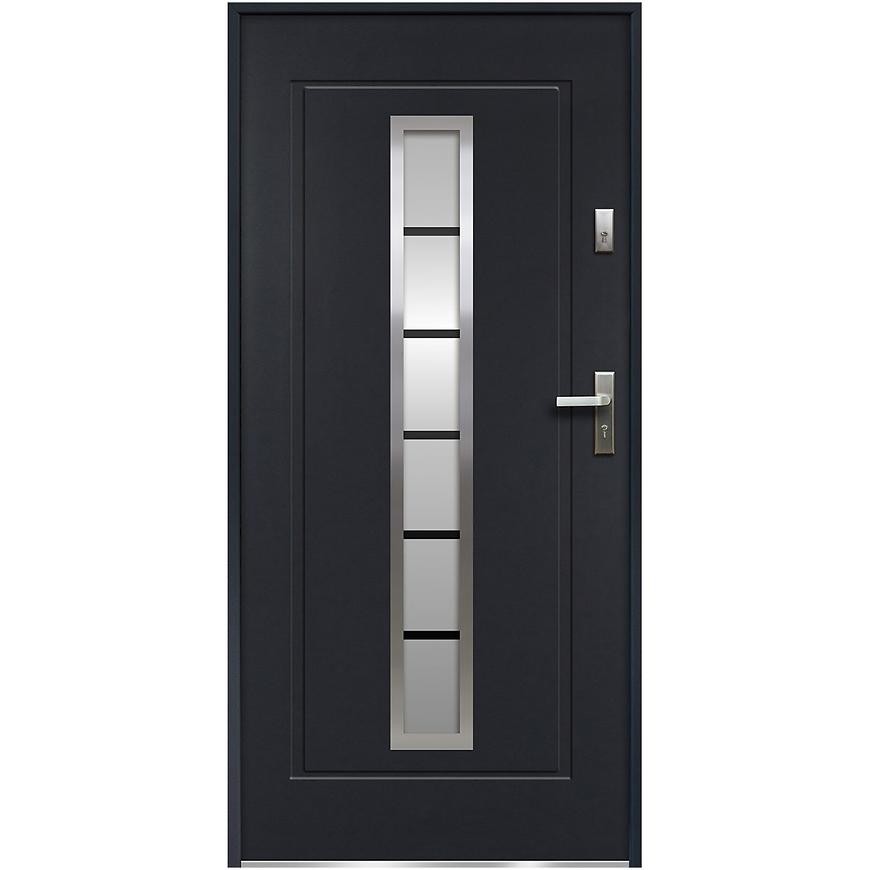 Dvere vchodové Bellona P55 90L Antracit