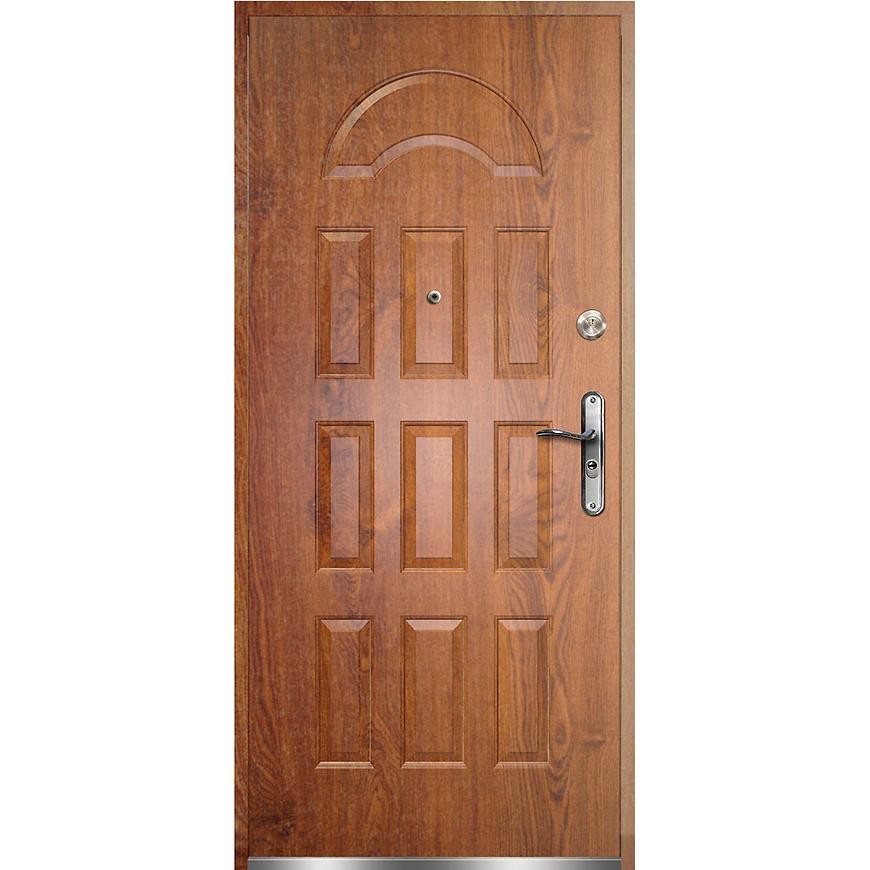 Dvere vchodové Torino 90L zlatý dub