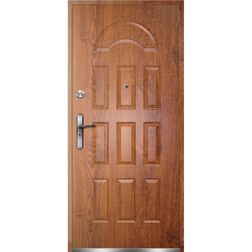 Dvere vchodové Torino 90P zlatý dub