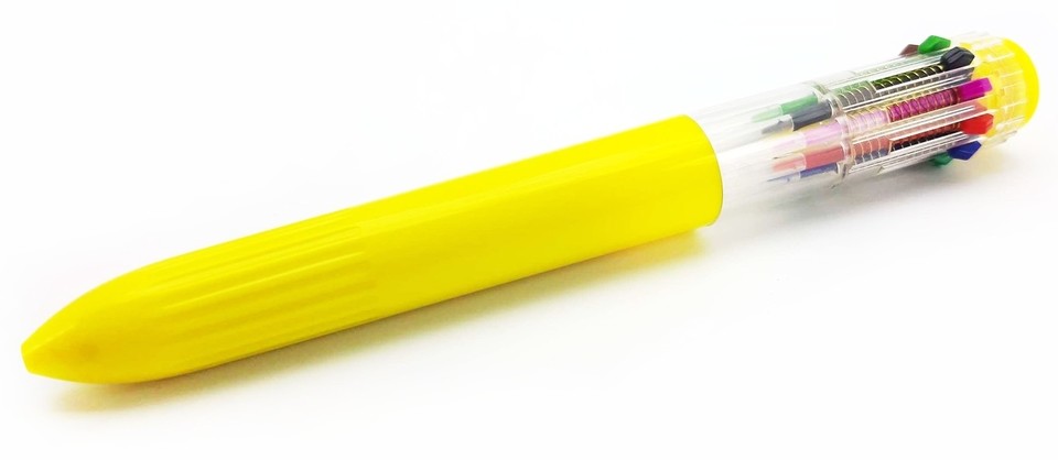 Guľôčkové pero 10 farieb 22cm