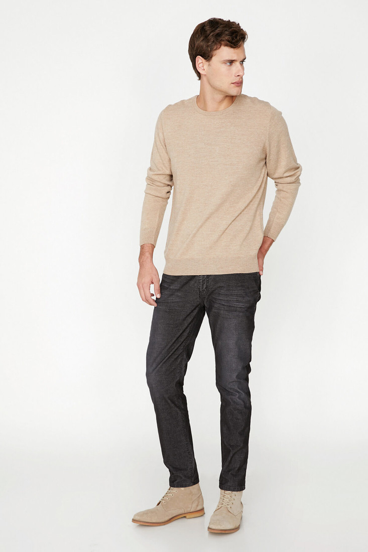 Koton Pants - Brown - Slim