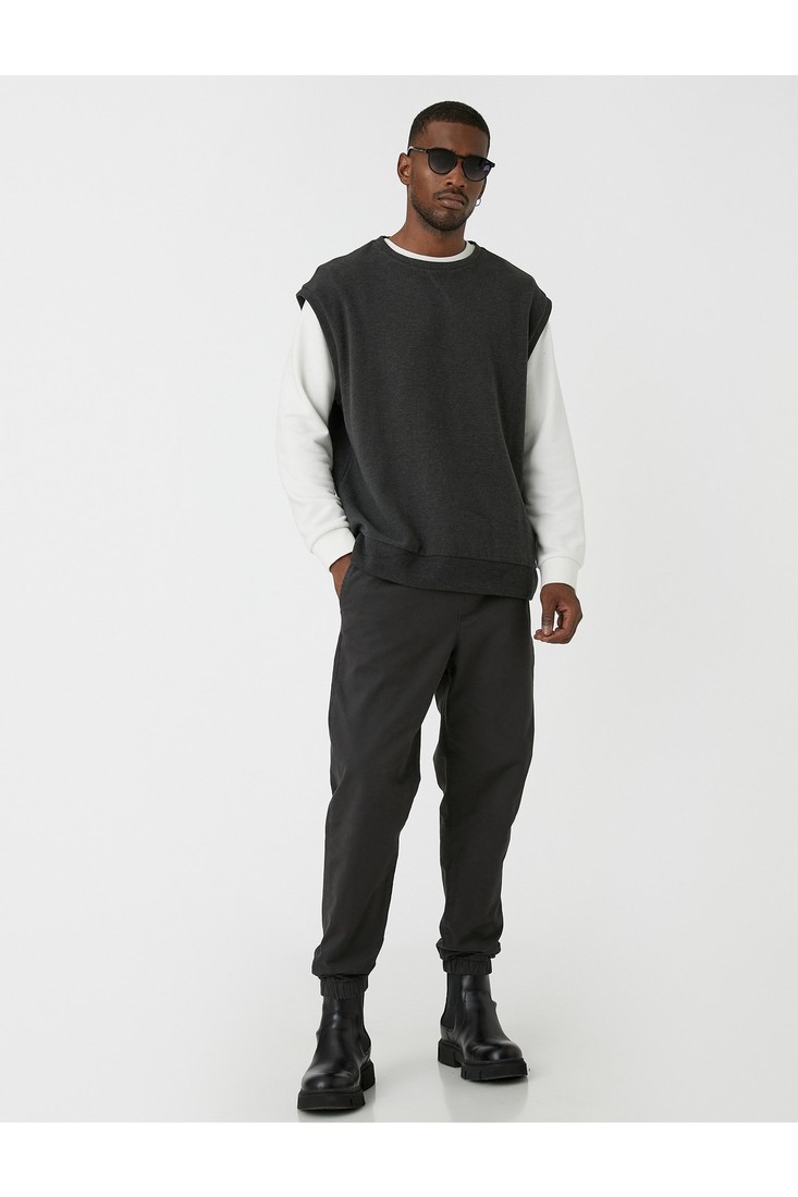 Koton Pants - Gray - Straight