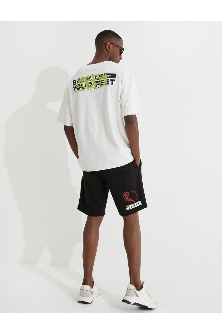 Koton Shorts - Black - Normal Waist
