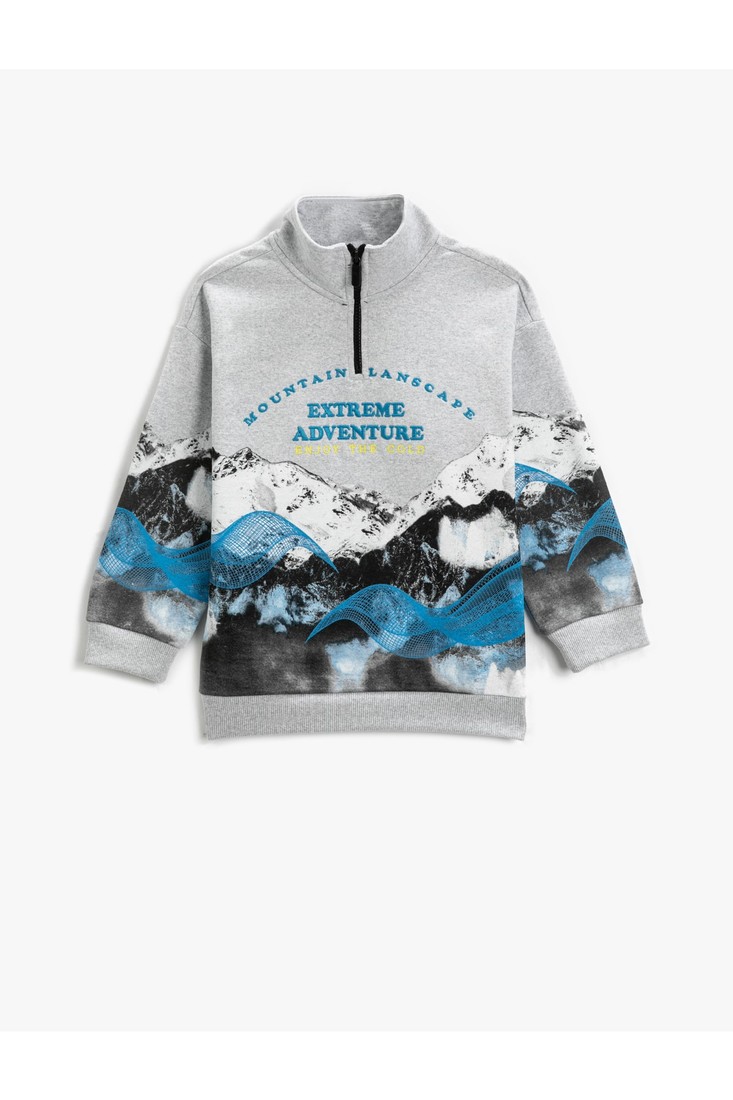 Koton Sweatshirt - Gray - Standard