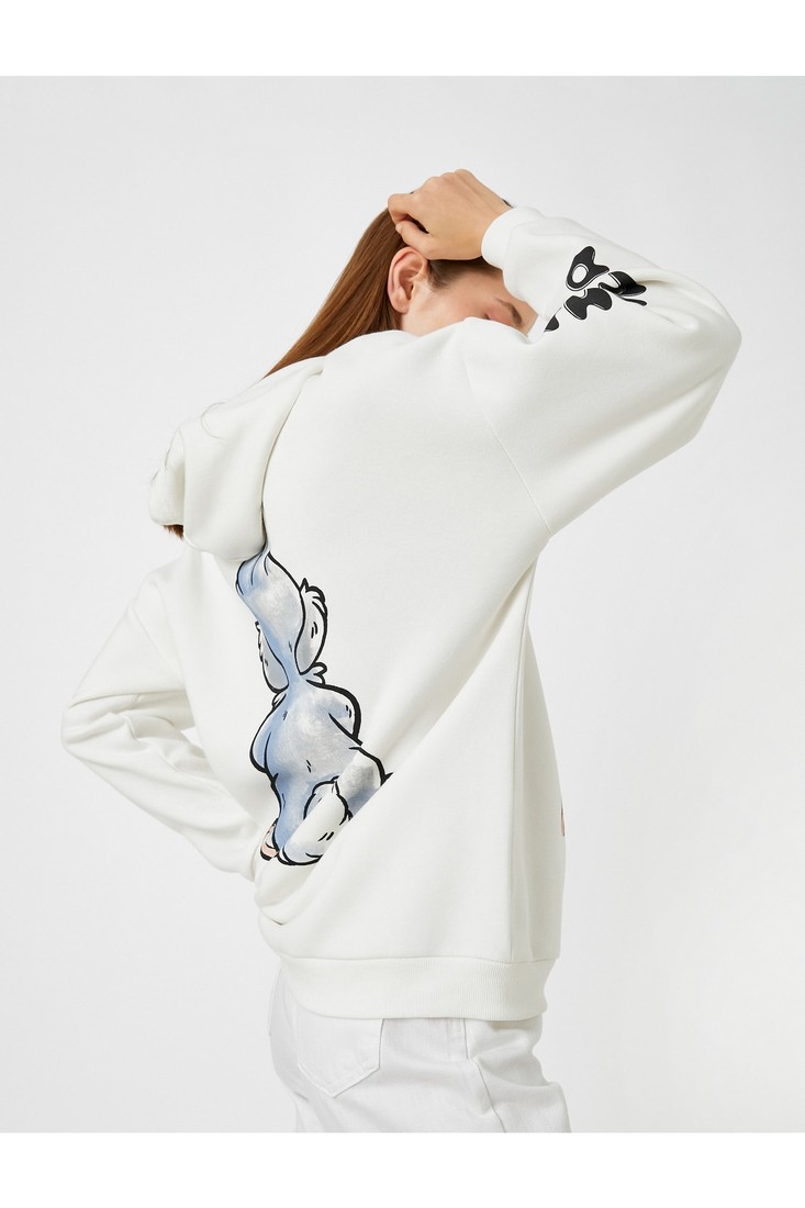 Koton Sweatshirt - Ecru - Oversize