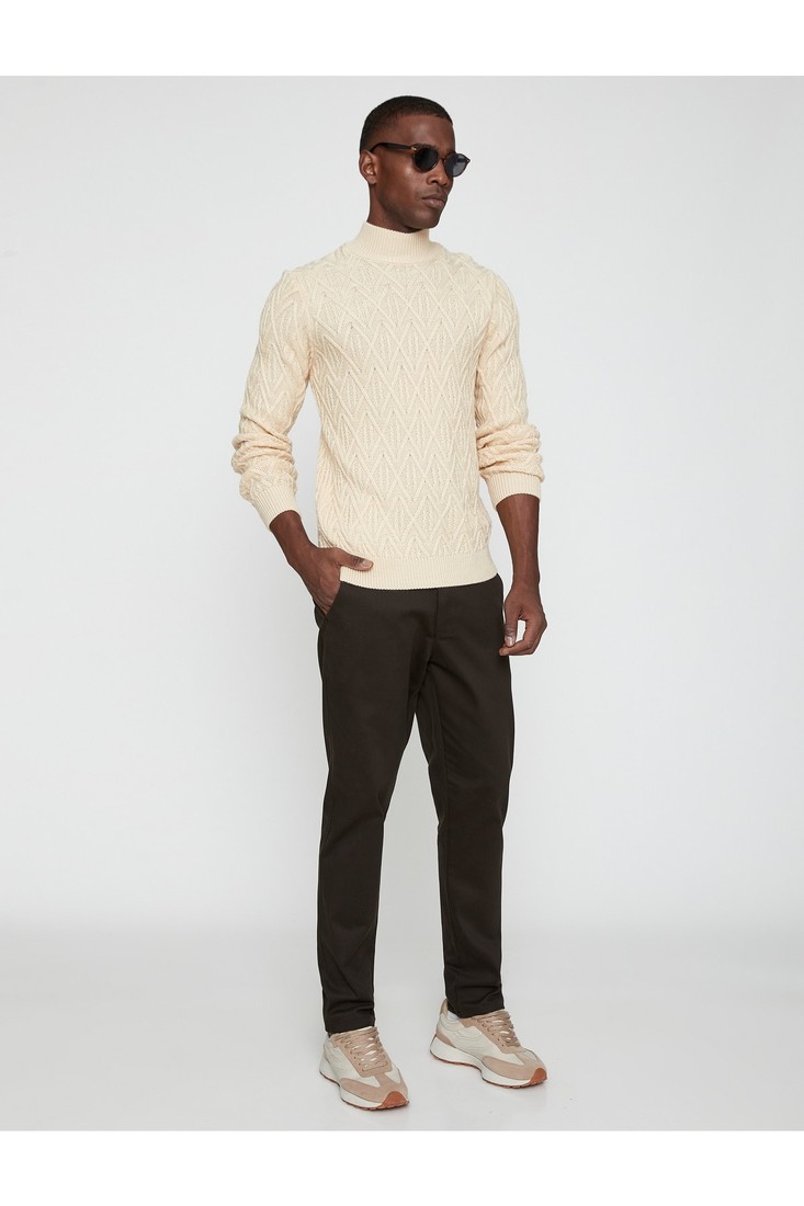 Koton Pants - Brown - Straight