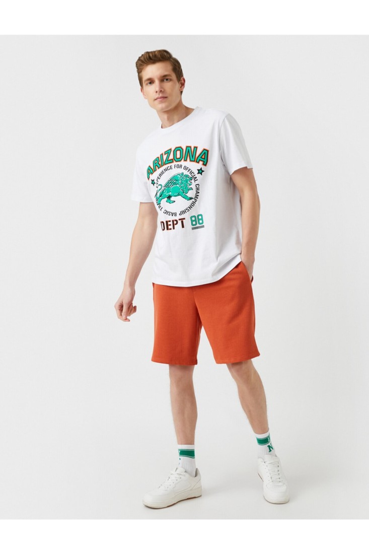 Koton Shorts - Orange - Normal Waist