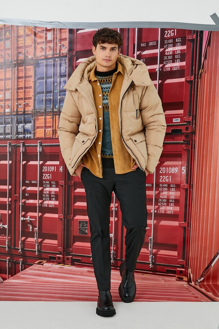 Koton Winter Jacket - Beige - Puffer