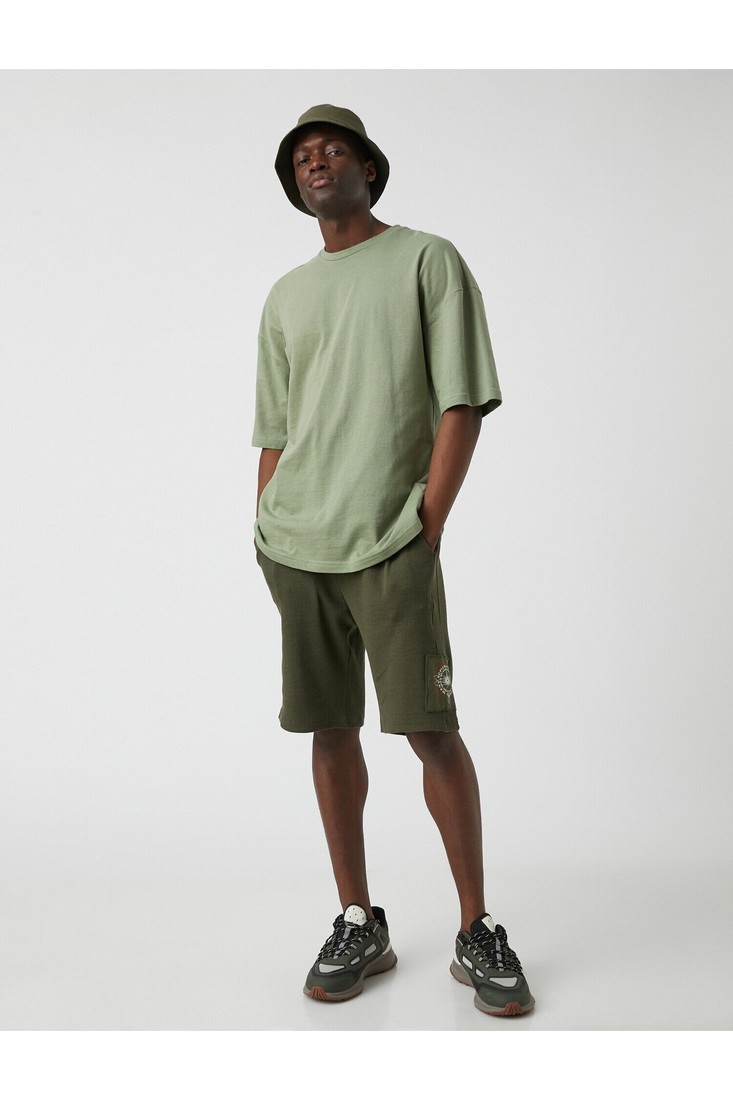 Koton Shorts - Khaki - Normal Waist