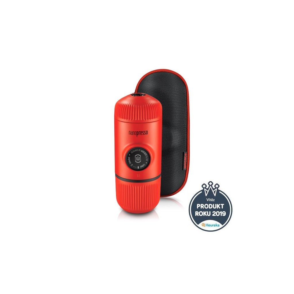 Cestovný kávovar Wacaco Nanopresso - červený