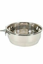 Miska nerez pro ptáky se šroubkem 0,84l Zolux