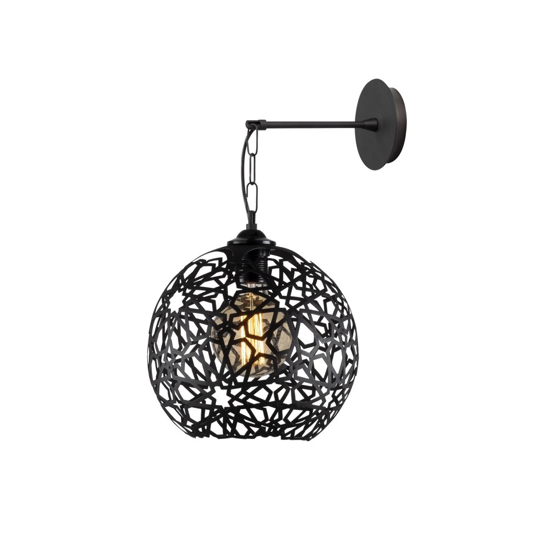 Nástěná lampa Fellini I černá