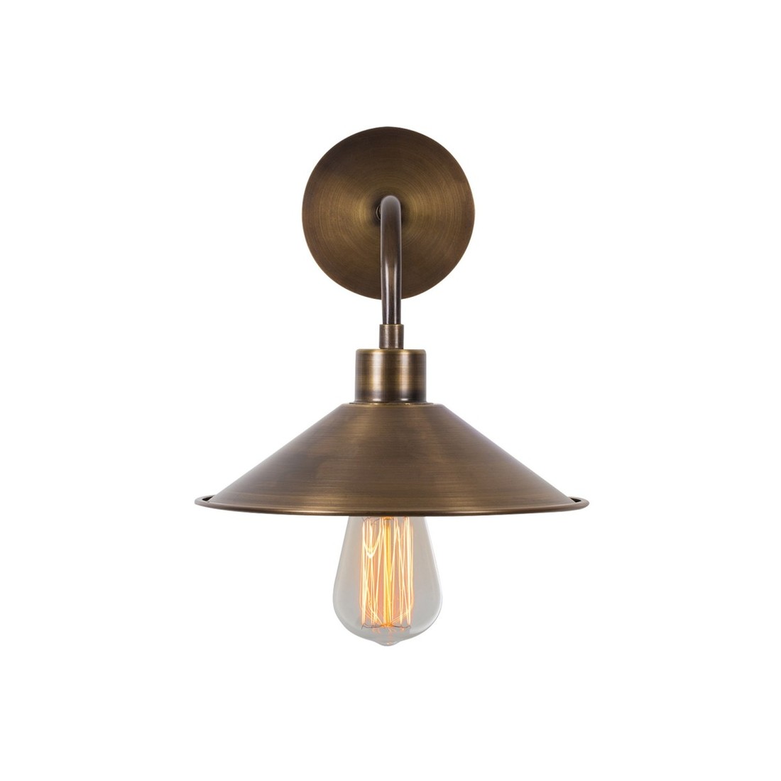 Nástěnná lampa Sivani V mosaz