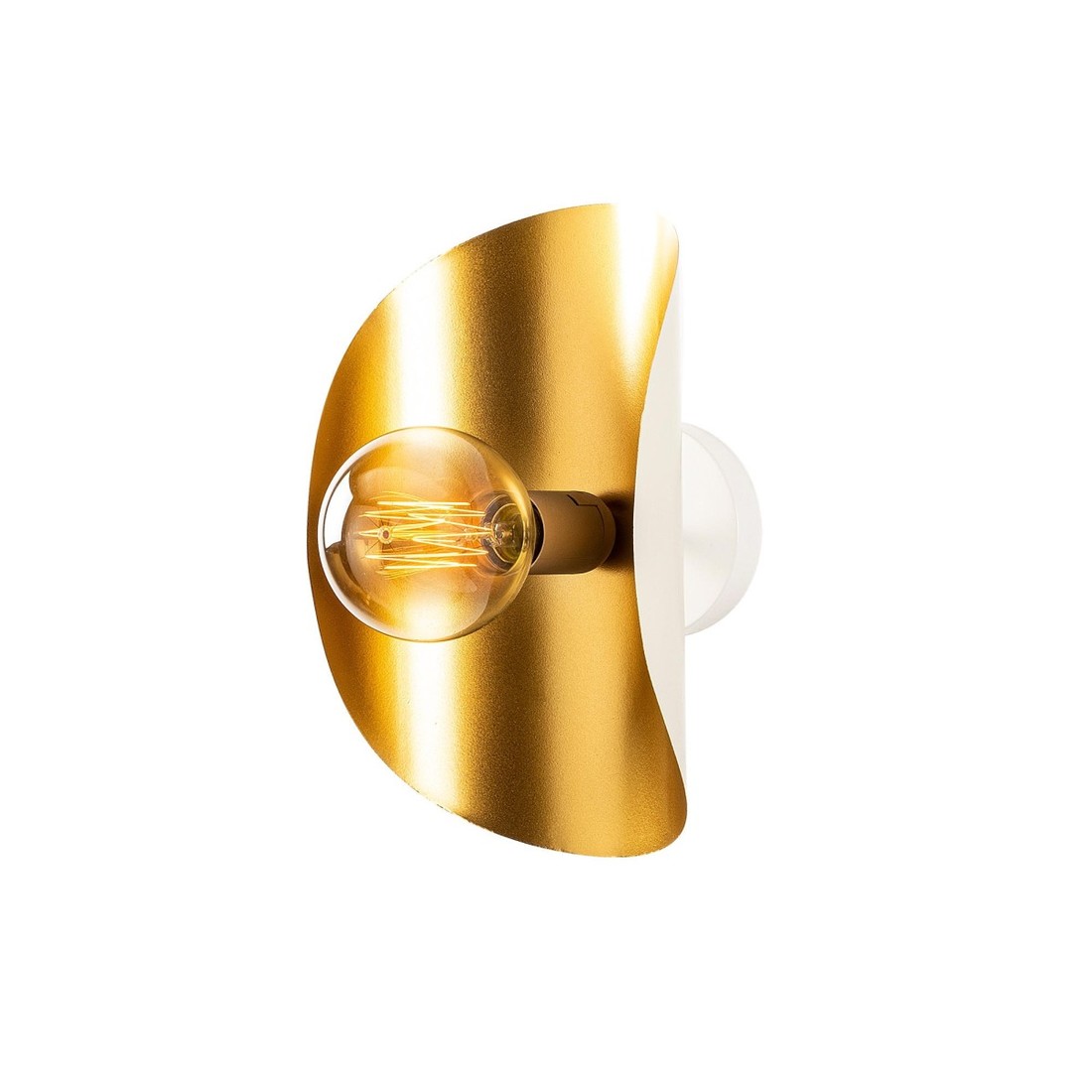 Nástěnná lampa Sivani VI bílá/zlatá