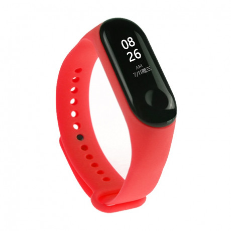 Xiaomi Mi Band 3/4 Silicone remienok, Red (SXI006C11)