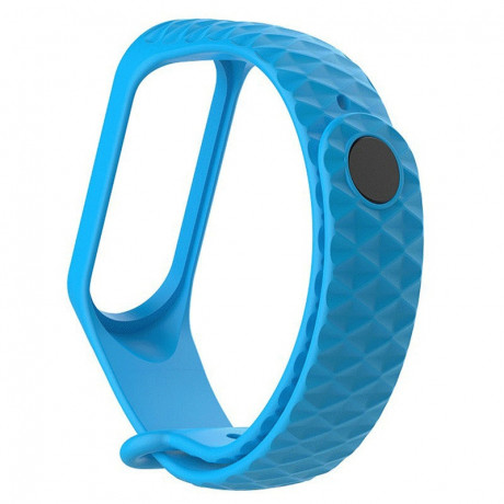 Xiaomi Mi Band 3/4 Silicone Diamond remienok, Blue (SXI007C02)