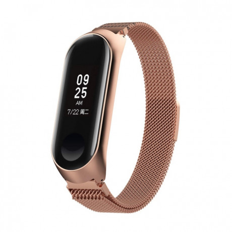 Xiaomi Mi Band 3/4 Milanese (Large) remienok, Rose Gold (SXI005C06)