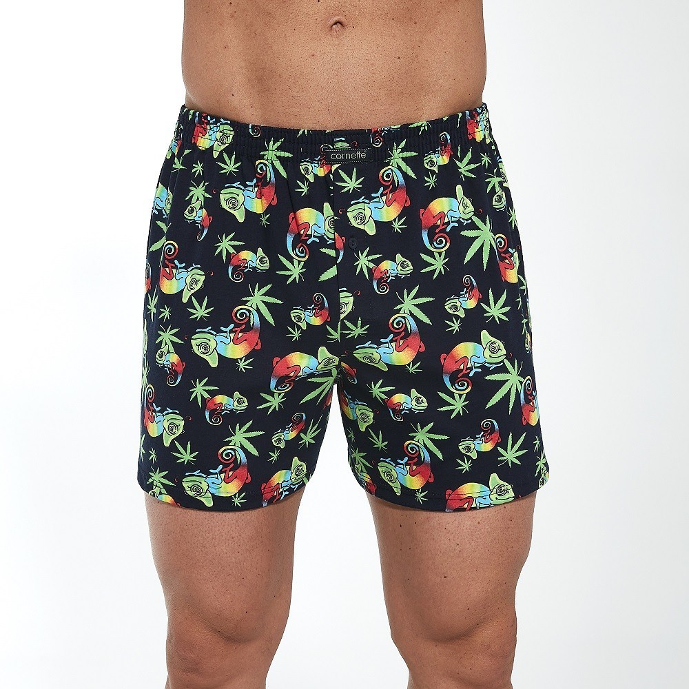 Pánske boxerky Cornette Classic 001/135 S-2XL tmavě modrá XXL