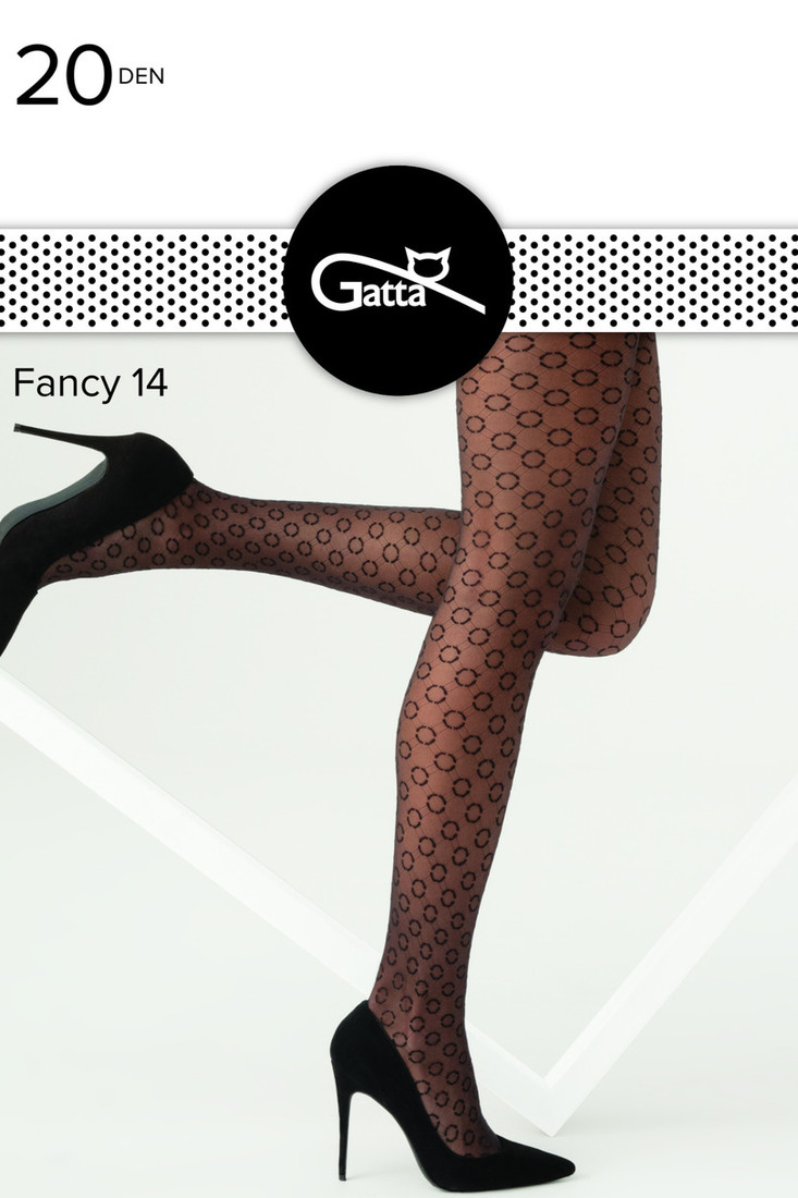 FANCY - 14 DAMSKIE WZORZYSTE. nero 4-L