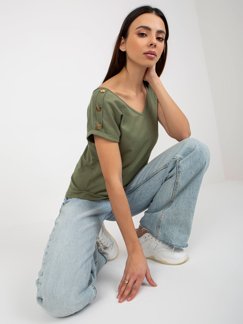 Dámska blúzka TW BZ BL 1006.56 khaki - FPrice S