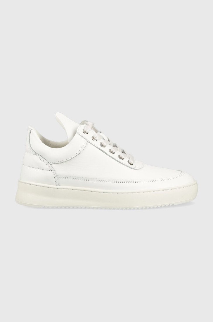 Kožené tenisky Filling Pieces Low Top Ripple Nappa biela farba, 25121721855
