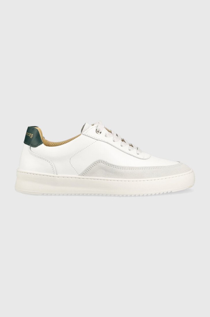Kožené tenisky Filling Pieces Mondo Squash biela farba, 46733331901