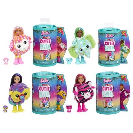 Mattel Barbie CUTIE REVEAL CHELSEA DŽUNGLE viac druhov