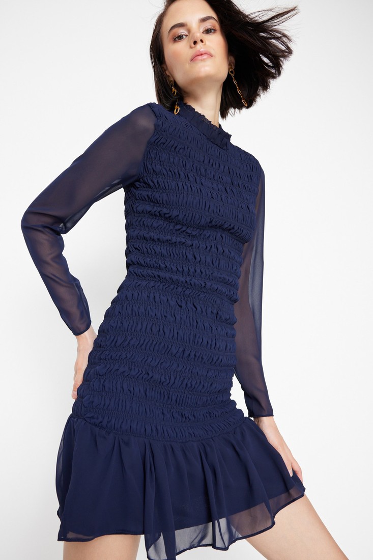 Trendyol Dress - Navy blue - Bodycon