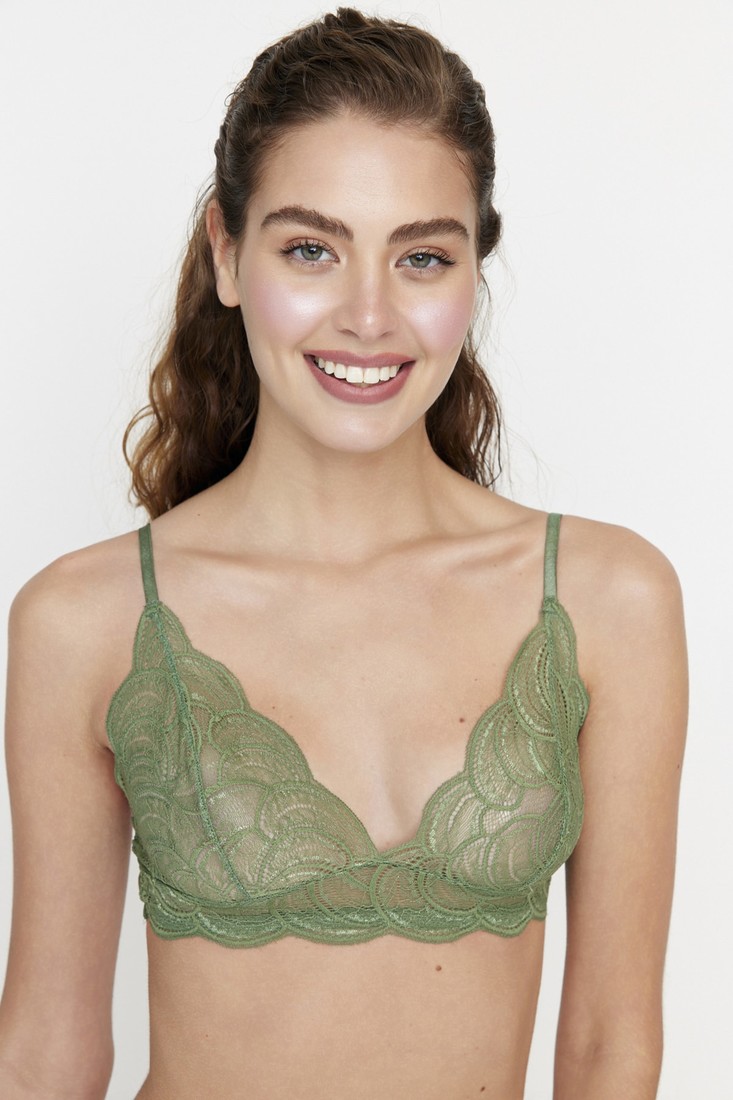 Trendyol Bra - Green - Plain