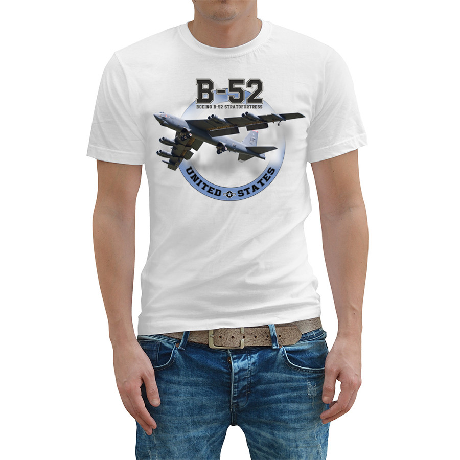 Triko Striker Lietadlo Boeing B-52 - biele, S