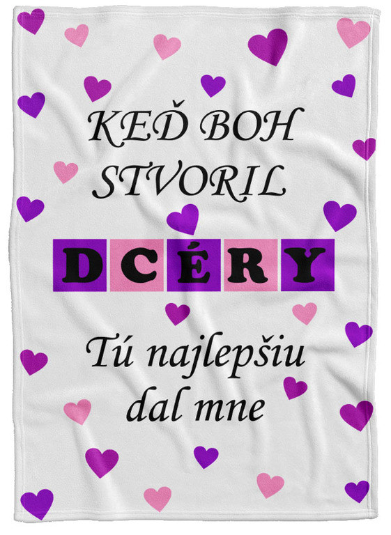Deka Keď boh stvoril dcéry (Podšitie baránkom: NE)