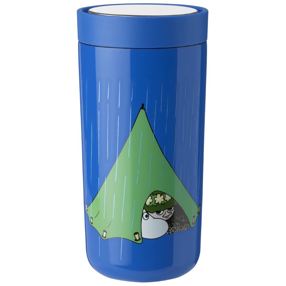 Komu ísť pohár TO GO CLICK MOOMIN CAMPING Stelton 0,4 l modrá