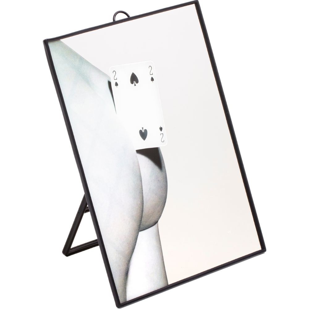 Zrkadlo TOILETPAPER TWO OF SPADES Seletti 17,5 x 23 cm